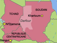 Localisation du Darfour(Carte : C. Wissing / RFI)