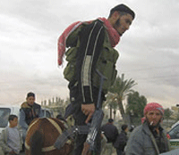 Un combattant du Hamas.(Photo : Catherine Monnet/RFI)