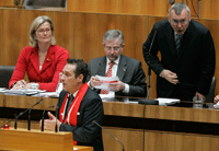 Le Parlement autrichien a ratifié à une large majorité le Traité de Lisbonne. Seuls les deux partis d'extrême-droite ont voté contre.(Photo : Reuters)