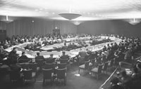 Le 22 novembre 1947, l'Onu vote le partage de la Palestine en deux Etats, l'un juif, l'autre arabe.(Photo : UN)
