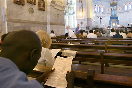 La cathédrale Notre Dame d'Afrique à Alger.(Photo : AFP)