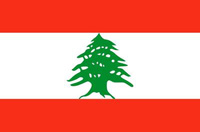 Le drapeau libanais.
