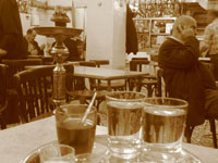 Dans un café arabe de Haifa.(Photo : K. Lebhour/RFI)