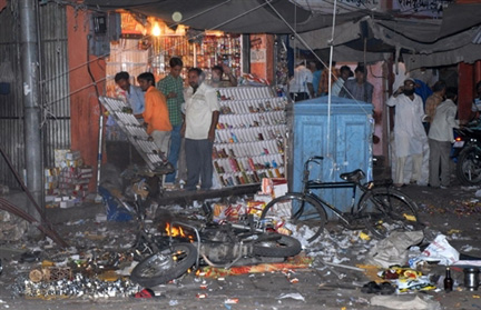 Sept bombes ont explosé dans les marchés de Jaipur le 13 mai.(Photo : AFP)