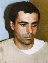 Portrait d'Ibon Juan Fernandez Iradi, alias Susper, réalisé par la police le 4 décembre 2003 après son arrestation à Mont-de-Marsan.(Photo : AFP)