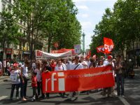 Les salariés de RFI manifestent ©Laurence Aloir