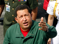 Hugo Chavez, qui avait demandé il y a peu la légitimation des FARC, au grand dam de la communauté internationale, estime désormais que cette guérilla fait partie du passé.
(Photo : Reuters)