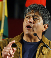 Le gouverneur de Tarija, Mario Cossio.(Photo : Reuters)