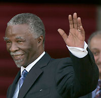 Thabo Mbeki, le 19 juin 2008.(Photo : Reuters)