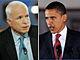 Le candidat républicain John McCain (g) et le candidat démocrate Barack Obama.(Photos : Reuters / Montage : RFI)