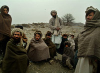 Sur la frontière entre l'Afghanistan et le Pakistan, dans la région de Khost, sur le district de Tani.(Photo : V. de Viguerie/RFI)
