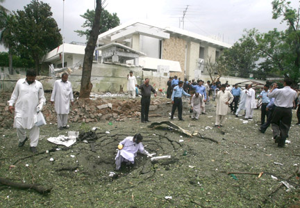 L’attentat, qui a visé lundi l'ambassade du Danemark à Islamabad, n'a pas été revendiqué.(Photo : Reuters)