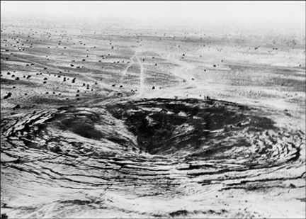 Le premier test atomique indien en 1974 dans le désert du Rajasthan.(Photo : AFP)