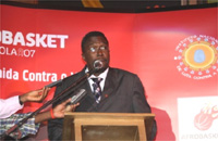 Gustavo da Conceiçao, le président de la Federação Angolana de Basquetebol (FAB) et du Comité olympique angolais (COA).(Photo : www.fiba-afrique.org)