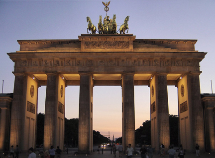 La porte de Brandebourg à Berlin.(Photo: Wikimedia)