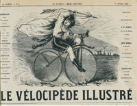 Exemplaire du "Vélocipède illustré"
Coll. particulière Patrice Brunet/ Photographe : Studio Caterin / MAI