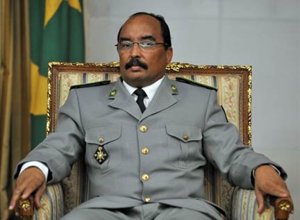 Le général ould Abdel Aziz s'est installé au palais présidentiel de Nouakchott.(Photo : AFP)