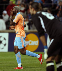 Djibril Cissé (Marseille) devra continuer sur la lancée de sa fin de saison précédente.(Photo : Reuters)