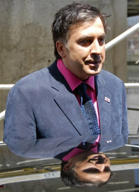 Le président géorgien, Mikheïl Saakachvili.(Photo : AFP)