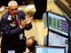 La Bourse de New York a vécu une séance euphorique ce lundi 13 octobre, avec une hausse du Dow Jones de plus de 11%.(Photo : Reuters)