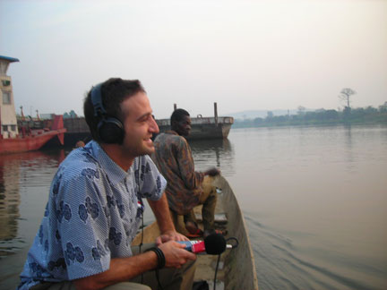 Vladimir ...en pleine action, République Démocratique du Congo.(V.Cagnolari)