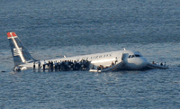 L'accident de l'Airbus 320, tombé dans le fleuve Hudson à New York, a sans doute été provoqué par une collision avec des oiseaux. (Photo: Reuters)