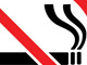 Logo d'interdiction de fumer.DR