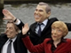 Caricatures de certains dirigeants du G8.(Photo : AFP)