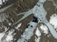 Photo satellite du nord d'Ellesmere, avec le Groenland à droite(Image: NASA/MODIS Rapid Response System)
