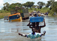 L'Ouganda a également été victime de pluies diluviennes. (Photo : Reuters)
