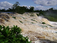 Les chutes de Kongou dans le nord-est du Gabon.(Photo : Pauline Simonet/ RFI)