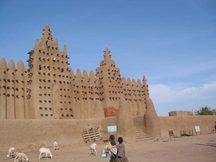 La mosquée de Djenné au Mali.(Photo : Claude Verlon/ RFI)