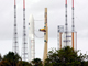 C'est la première fois que le centre spatial de Kourou, en Guyane, dessert la station spatiale internationale. L'ATV de 20 tonnes est le plus gros véhicule jamais lancé par une fusée Ariane 5. ( Photo : Jody Amiet )