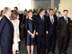 De gauche à droite: Le roi d'Espagne Juan Carlos, la reine Sofia, Madame Sonsoles Espinosa et son époux le Premier ministre Jose Luis Rodriguez Zapatero,&nbsp;le maire de la ville de Saragosse Juan Alberto Belloch, et le président de la région d'Aragon, Marcelino Iglesias.(Photo : Reuters)