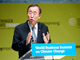 Le secrétaire général des Nations unies Ban Ki-moon a ouvert ce dimanche à Copenhague une conférence internationale sur le rôle crucial des entreprises dans la lutte contre le réchauffement climatique.( Photo : Reuters )