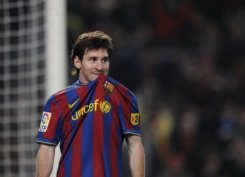 Lionel Messi lors du Clasico Barcelone-Real le 29 novembre 2009 à Barcelone