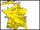Carte du Tour de France 2007.(Cartographie: MV/RFI)