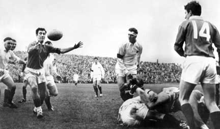 Le 14 janvier 1968, la France bat l'Ecosse 8 points à 6 à Murrayfield. Cette année-là, le XV tricolore remporte son premier grand chelem dans l’histoire du tournoi des Cinq nations.(Photo: AFP)