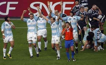 La joie des Argentins après le coup de sifflet final. (Photo: Reuters)