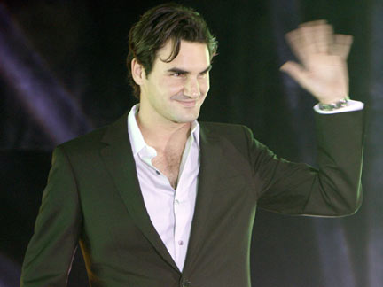 Roger Federer à Shanghai, le 9 novembre. Passe de quatre pour le Suisse&nbsp;?(Photo : Reuters)