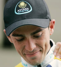 Alberto Contador apprend qu'il ne pourra pas défendre son titre.(Photo : Reuters)