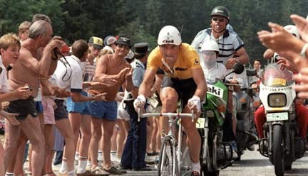 Le dernier vainqueur français du Tour de France est Bernard Hinault en 1985.(Photo : AFP)