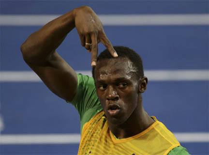 Usain Bolt a réussi le doublé 100m-200m à Berlin.(Photo : Reuters)