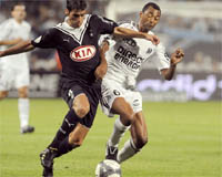 Le Marseillais Edouard Cissé (d.).(Photo : AFP)