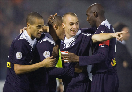 Wendel, Gouffran, Chalmé et Diarra aux anges, Bordeaux renoue avec la victoire.(Photo: Reuters)